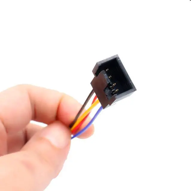 Alt view image 3 of 7 - 5Pcs 5Pin to 4Pin Fan Adapter Cable,PC CPU Fan Connector Converter Interface Conversion Line,for 4 Pin Temperature Control Fan Header or 3 Pin Silent Fan,6.7inch/17cm