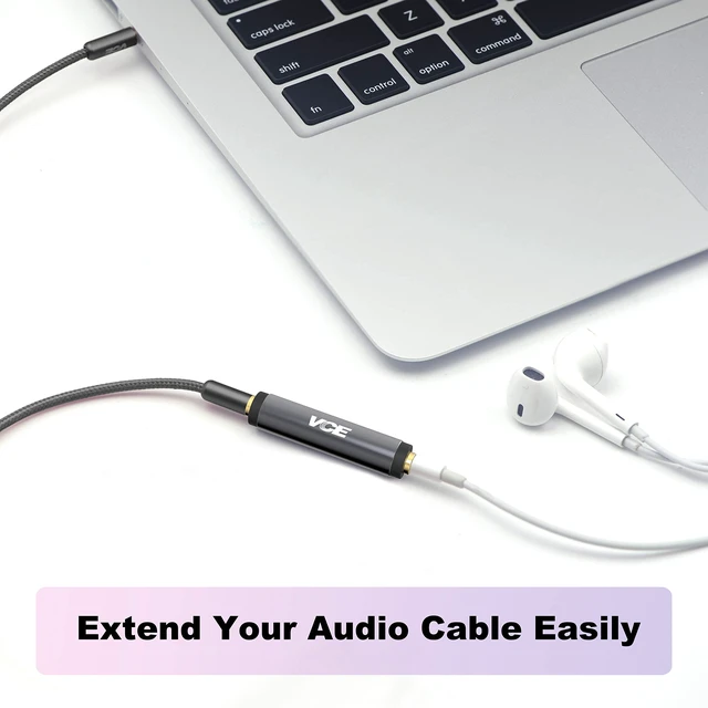 Alt view image 2 of 7 - 3.5mm Female to Female Adapter, Metal Shielded Housing, 2 Pack | Gold-Plated 1/8 Inch Aux Adapter, 3.5mm Audio Cable Extension