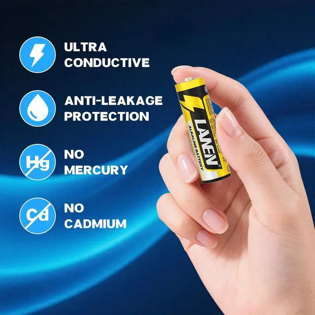 Alt view image 2 of 7 - AA Batteries 24-Count for Black Smart Lock with Palm Vein Recognition (AA Alkaline Batteries)