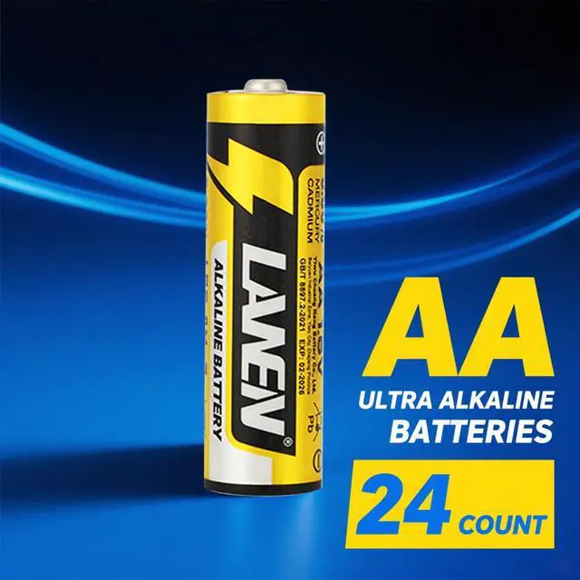 Alt view image 3 of 7 - AA Batteries 24-Count for Black Smart Lock with Palm Vein Recognition (AA Alkaline Batteries)
