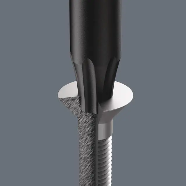 Alt view image 4 of 7 - 05118042001 Kraftform Micro 2067 Torx TX Electronics Precision Screwdriver, TX6 Head, 40mm Blade Length