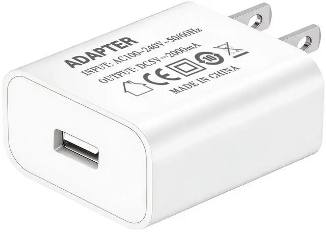 Main image of USB Charger Block 5v 2a Power Adapter 5V/2A usb Plug for Wall Outlet 10W Power Charging Supply 5 Volt 2000mA Head Single USB Port Compatible iPhone 14 Plus 13 Pro Max 12 Mini 11 Pro XS XR X SE 8 7 6 5