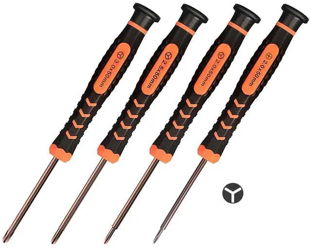 Main image of Screwdriver Set, TECKMAN 4 in 1 Tripoint Screwdriers Repair Kit with 2.0 2.5 3.0 Triwing and Ph00 Phillips Screwdrivers for Nintendo Wii/Gameboy Advance/Gamecube/Switch/Joycon/DS/3DS/NDS/DSi