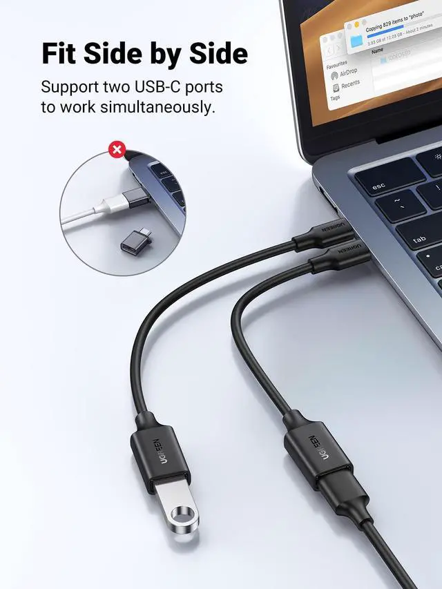 Alt view image 5 of 7 - USB C to USB 3.1 Adapter,USB C Male to USB Female Adapter,Type C Adapter OTG Cable Compatible with MacBook Pro 2022, MacBook Air/Mini,iPad mini/Pro 2022, Samsung Galaxy S22 Google Pixel