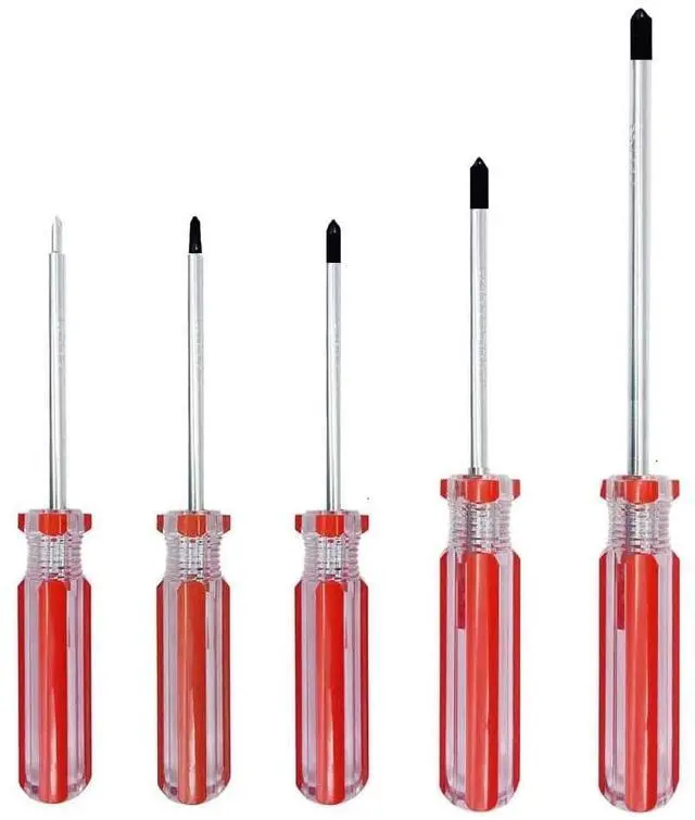 Main image of 5 Piece Y Tip Screwdriver Set, Magnetic Tri Point Tip Screwdriver Bits Y000(1.5mm) Y00(2.0mm) Y0(3.0mm) Y1(4.0mm) Y2(5.0mm) Y Screwdriver Repair Tool