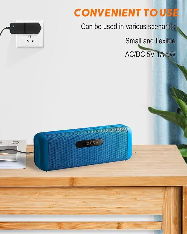 Alt view image 7 of 7 - 5V 1A Power Supply Adapter 5 Volt 1A 5W Power Adapter AC 100-240V to DC 5V with 8 DC Tips Wall Charger for Android Tablets Webcam Routers Toys Recorder Speaker & More Devices