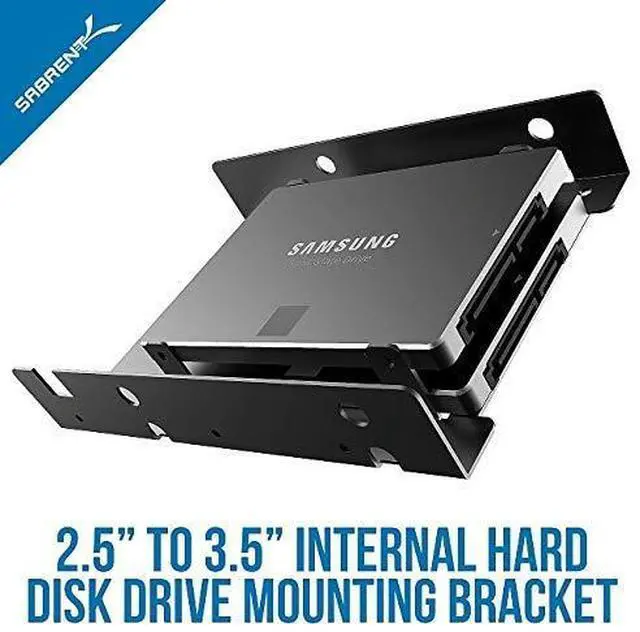 Alt view image 2 of 7 - 2.5 Inch to 3.5 Inch Internal Hard Disk Drive Mounting Bracket Kit (BK-HDDF)