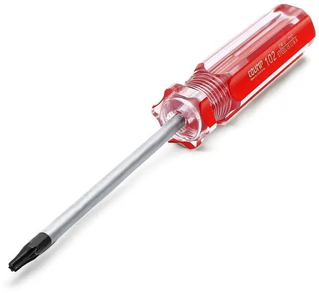 Main image of 1 Pc T10 Torx Screwdriver, T10 x 75mm Magnetic Tip Screwdriver with Insulated PVC Handle, Security Torx Screwdriver for Repairing Device, Appliance