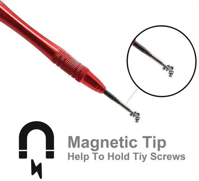 Alt view image 2 of 6 - Nintendo Switch Triwing Screwdriver, EMiEN 1.5mm Y00 Tri-point Tri wing Screwdriver for Nintendo Switch Joy-Con Controller Repair,Samsung Gear S2 S3 Smartwatch Repair