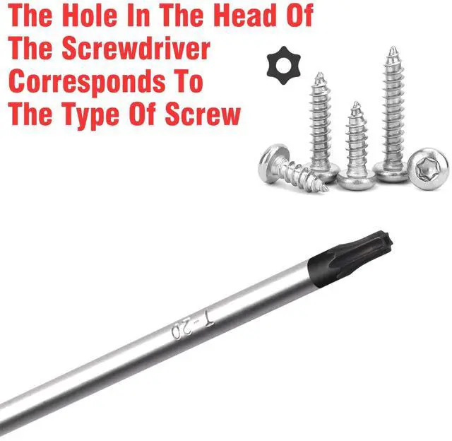 Alt view image 4 of 6 - T10 Torx Screwdriver - Premium S2 Steel Screwdriver for Electronics Repair, Home Appliances & DIY Projects