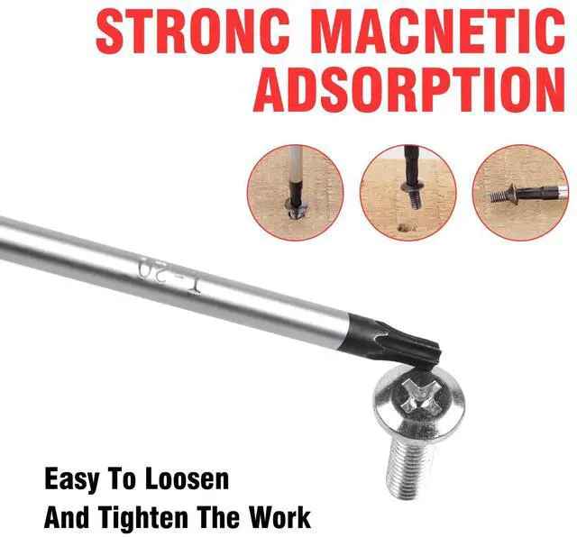 Alt view image 5 of 6 - T10 Torx Screwdriver - Premium S2 Steel Screwdriver for Electronics Repair, Home Appliances & DIY Projects