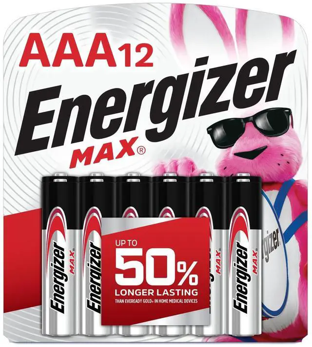 Main image of MAX AAA Batteries (12 Pack), Triple A Alkaline Batteries