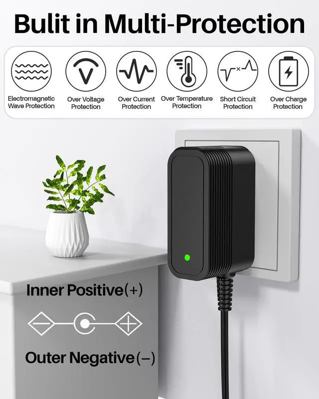 Alt view image 6 of 7 - 5V 1A Charger Power Cord AC Adapter 5V Power Supply DC for Regulated Switching with 10 Interchangeable Jacks Universal for 100mA 200mA 300mA 350mA 400mA 500mA 600mA 700mA 800mA 850mA 900mA Electronics