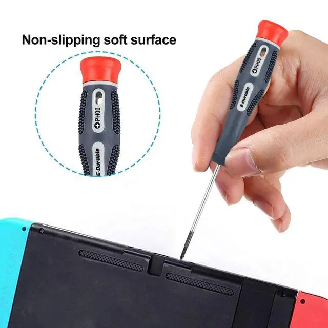 Alt view image 3 of 7 - Triwing Screwdriver for Nintendo Switch, Tri Wing Magnetic Tip Screwdriver Repair Tool Set, PH00 Y0 Y00 Cross Wing Precision Screw Driver Compatible with NS Switch Controller