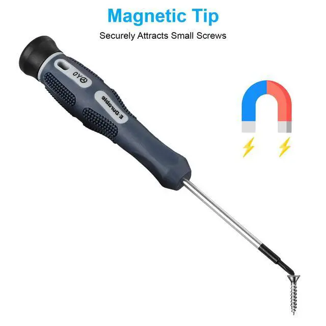 Alt view image 4 of 7 - Triwing Screwdriver for Nintendo Switch, Tri Wing Magnetic Tip Screwdriver Repair Tool Set, PH00 Y0 Y00 Cross Wing Precision Screw Driver Compatible with NS Switch Controller