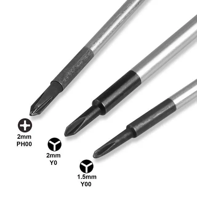 Alt view image 5 of 7 - Triwing Screwdriver for Nintendo Switch, Tri Wing Magnetic Tip Screwdriver Repair Tool Set, PH00 Y0 Y00 Cross Wing Precision Screw Driver Compatible with NS Switch Controller
