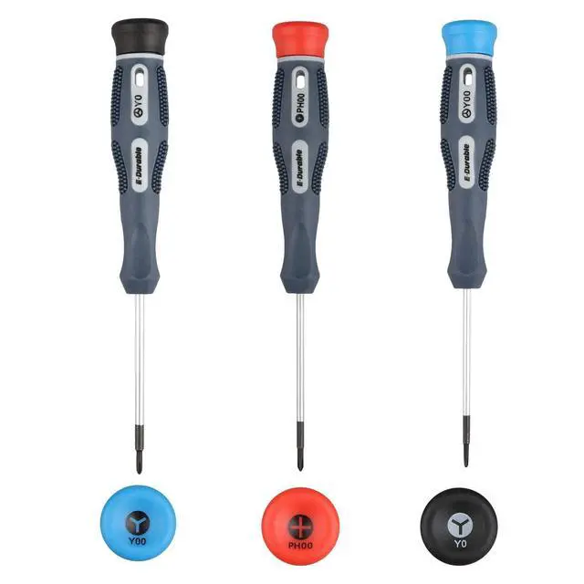 Alt view image 7 of 7 - Triwing Screwdriver for Nintendo Switch, Tri Wing Magnetic Tip Screwdriver Repair Tool Set, PH00 Y0 Y00 Cross Wing Precision Screw Driver Compatible with NS Switch Controller