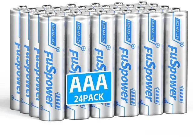 Main image of Triple AAA Batteries 24 Count, 1200mAh AAA Batteries 1.5 Volt Long Lasting LR03 Alkaline Battery 10 Years Shelf Life