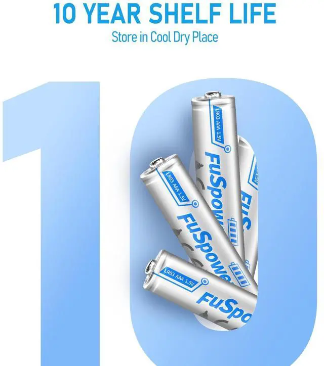 Alt view image 5 of 7 - Triple AAA Batteries 24 Count, 1200mAh AAA Batteries 1.5 Volt Long Lasting LR03 Alkaline Battery 10 Years Shelf Life