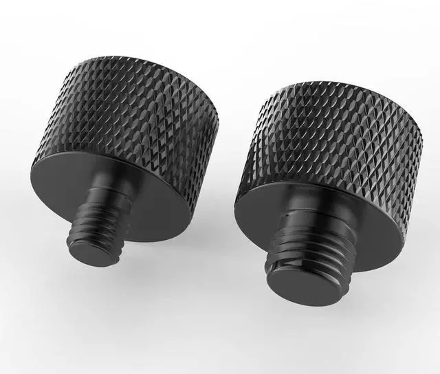 Alt view image 4 of 4 - 8pcs Mic Stand Adapter 5/8 to 3/8 and 5/8 to 1/4 Mic Thread Screw Adapter Combo Pack For Microphone Mounts and Stands (Black