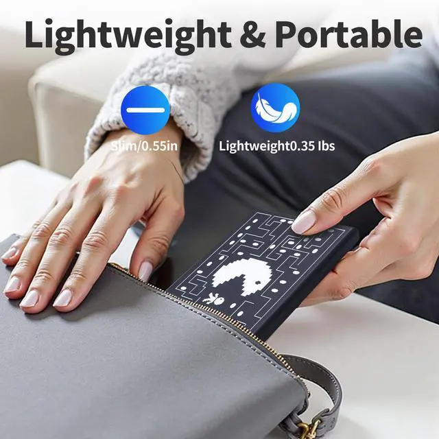 Alt view image 7 of 7 - 2.5 Inch 500GB External Hard Drive, Portable Hard Drive for Windows, Ultra Slim External HDD Compatible with PC, MAC, Laptop, PS4, Xbox One, Xbox 360, Plug and Play