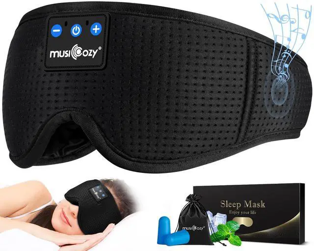 Main image of Sleep Headphones Masks, Headphones Masks for Sleeping Wireless Music Mask, Bluetooth Sleep Eye Mask for Sleeping for Side Sleepers Men Women with Speakers Cool Tech Gadgets Gifts