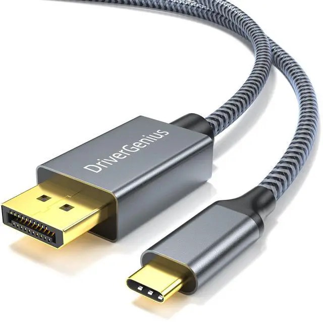 Main image of 8K USB Type C to DisplayPort 1.4 Cable, 7680x4320 USB-C to DP Monitor Video Adapter Converter for PC/Laptop (6ft/1.8m)