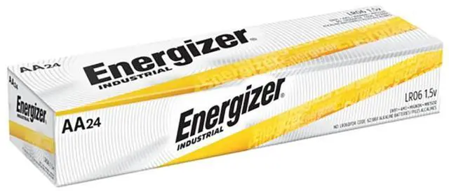 Alt view image 4 of 4 - AA Batteries Industrial Alkaline Batteries, (24 Count) Model EN91