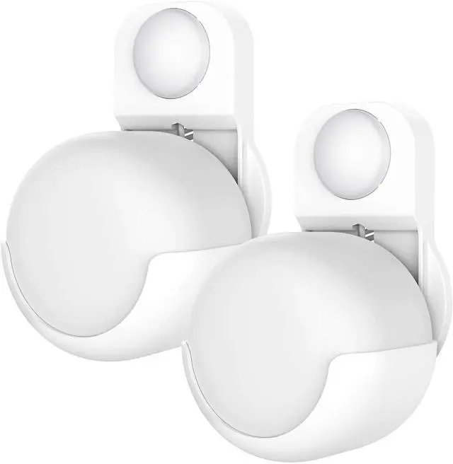Main image of Smart Home Outlet Wall Mount Only for Google Nest WiFi Router(2nd Generation) - Easy Installation and No Cord Clutter Holder Bracket for Google 4x4 AC2200 Nest Mesh Wi-Fi Router (2-Pack)