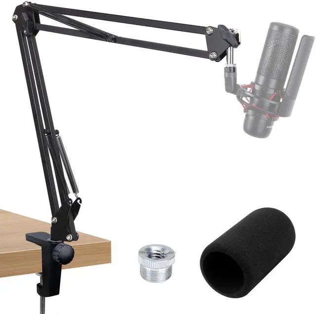 Main image of HyperX ProCast Microphone Boom Arm - Mic Boom Arm Compatible with HyperX ProCast, Mic Arm Stand with Microphone Cover, Improve Sound Quality,Mic Boom Arm for ProCast by SUNMON