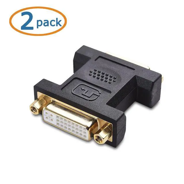 Alt view image 2 of 5 - 2-Pack DVI Coupler (DVI Female to Female Adapter)