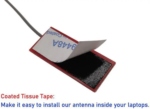 Alt view image 3 of 6 - U.FL Internal Antenna 2.4GHz 5GHz 3dBi Laptop WiFi Antennas for Mini PCIe 3160 7260 6235