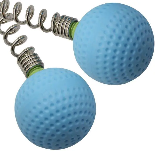 Alt view image 3 of 7 - Massager Ball Hammer(2-Pack) Hammer Stick Manual Beat Golf Ball Massager Back Shoulder Massage Full Body Reduce Fatigue Pain(Blue)