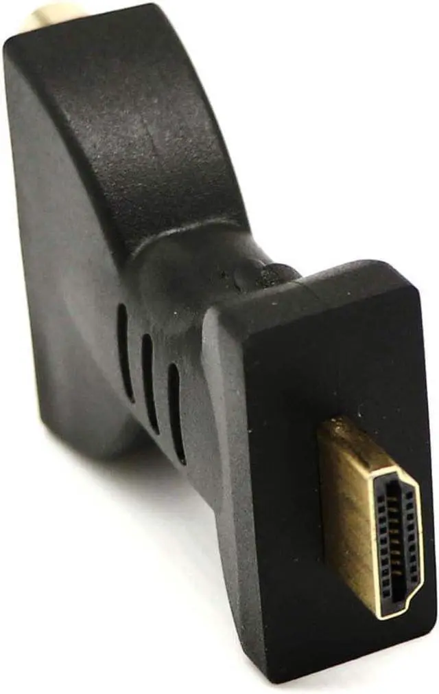 Alt view image 5 of 7 - Black HDMI to RCA Adapter, HDMI Male to 3 RCA Female Converter, AV Adaptor Audio Video Adapter Converter for TV HDTV DVD, Home Audio Accessories, Video Converters