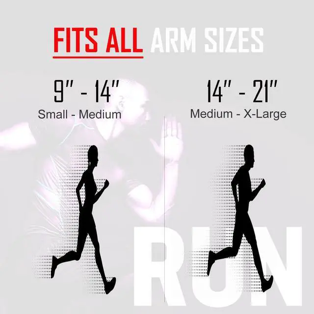 Alt view image 6 of 7 - Armband for iPhone Pro Max 17/16/15/14/13/12/Plus/AIR. Running Phone Arm Holder for Sports, Gym Workouts and Exercise