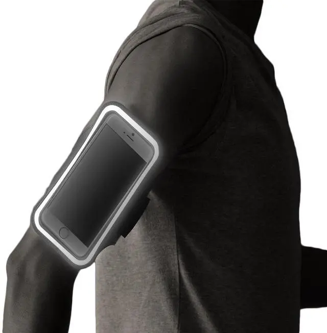 Alt view image 5 of 5 - Running Armband for iPhone SE 2020 / SE 2022 with Fingerprint ID Access. Sports Phone Arm Case Holder for Jogging, Gym Workouts