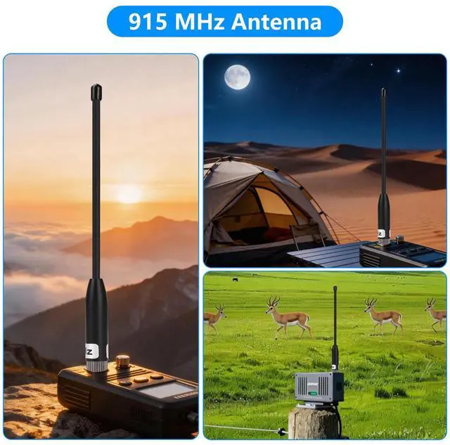Alt view image 7 of 7 - 3 Pack 915MHz Antenna LoRa 10dBi Gain Soft Whip Antenna,Long Range high gain meshtastic Antenna 17cm Omni SMA Metal Interface Connector for Lora V3 Meshtastic eap32 915MHz OLED Board