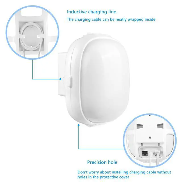 Alt view image 2 of 7 - Wall Mount for Google Nest WiFi Pro 6E, Ceiling Mount with Cord Management, Easy Installation, 3 Pack (Router not Included)