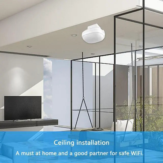 Alt view image 4 of 7 - Wall Mount for Google Nest WiFi Pro 6E, Ceiling Mount with Cord Management, Easy Installation, 3 Pack (Router not Included)
