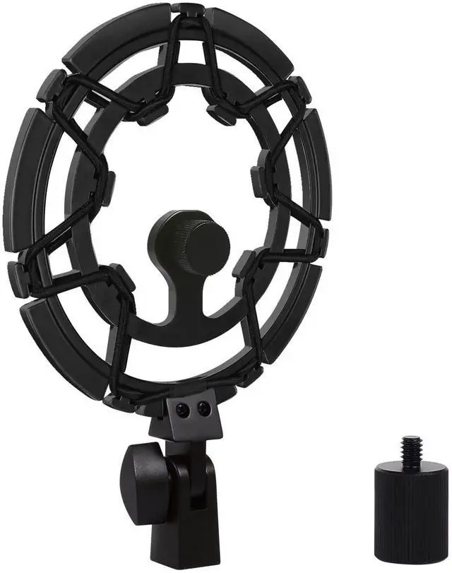 Main image of Blue Yeti Shock Mount Anti-Vibration Matching Boom Arm Stand Compatible w/Blue Yeti, Yeti X, Snowball & Blue Yeti Nano Mic (Black)