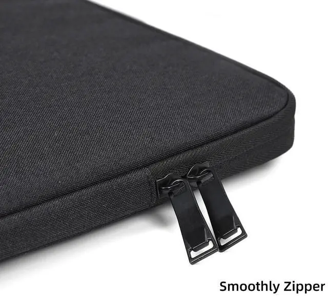 Alt view image 6 of 7 - 17 inch Laptop Sleeve Case for HP 17 inch Laptop/HP Envy 17 / Pavilion 17, Dell Inspiron 17, Lenovo Ideapad 3, Asus Vivobook 17, Acer Aspire 17.3 Laptops Water-Resistant Notebook Bag
