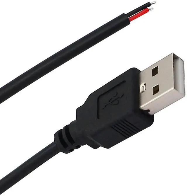 Alt view image 6 of 7 - USB Male with ON/Off Switch to Stripped Ends, USB 2.0 9-Speed Dimming Switch Power Cable, for LED Strips Little Table Lamp and Other 5V Devices 5PCS (1.5M/4.9FT)
