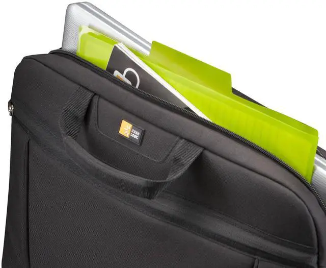 Alt view image 4 of 6 - 15.6-Inch Laptop Attache (VNAI-215), black, 15.7 x 4.3 x 12.6 in