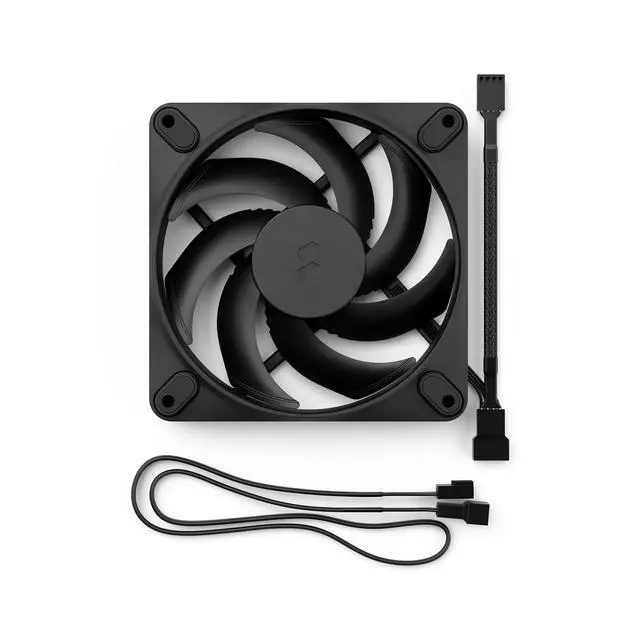 Alt view image 4 of 4 - Momentum 12 - Silent PC Case Fan - 120 mm - Liquid Crystal Polymer LCP Blades - FDB Fluid Dynamic Bearing - PWM Control - Cooling Performance - Powerful Airflow - Black