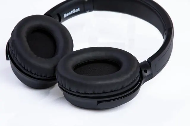 Alt view image 2 of 7 - 772D Headphones Wired, Over-Ear Headphones Foldable Corded Stereo 3.5mm (Black/Blue)