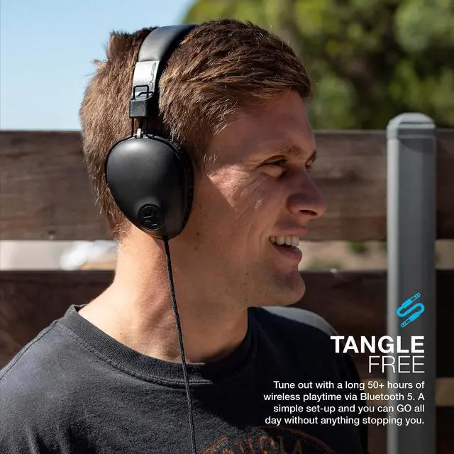 Alt view image 3 of 6 - Studio Pro Over-Ear Headphones, Wired Headphones, Tangle Free Cord, Ultra-Plush Faux Leather with Cloud Foam Cushions, 40mm Neodymium Drivers with C3 Sound, Black