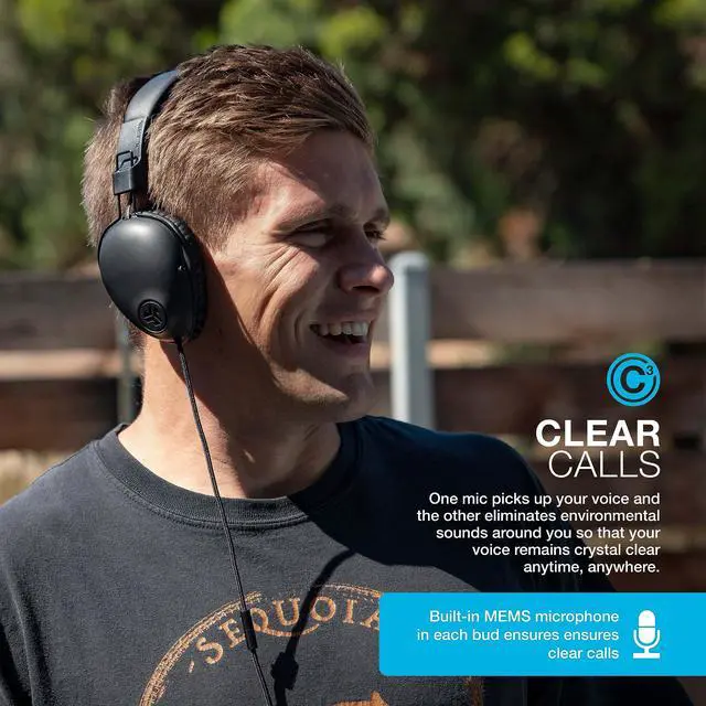 Alt view image 5 of 6 - Studio Pro Over-Ear Headphones, Wired Headphones, Tangle Free Cord, Ultra-Plush Faux Leather with Cloud Foam Cushions, 40mm Neodymium Drivers with C3 Sound, Black