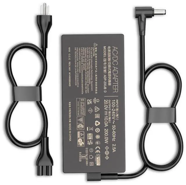 Main image of 200W ADP-200JB D Laptop Charger Compatible with ASUS TUF Gaming A15 F15 A17 F17 FA506 FA507 FA707 Dash 15 FX516 FX517 ROG Strix G15 G17 G513 G713 Zephyrus G15 Zenbook Adapter (Round Tip 6.0×3.7mm)