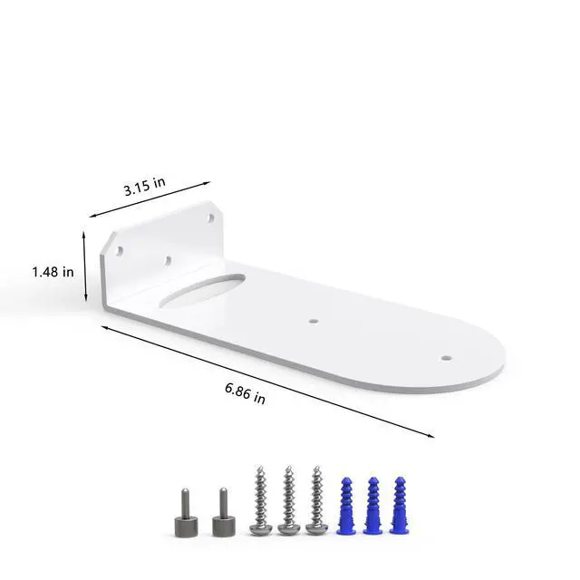 Alt view image 2 of 7 - Wall Mount Holder Compatible with Orbi WiFi 7 Mesh System (RBE770/RBE772/RBE773/RBE370), for Orbi 770/970 /870 Series WiFi Accessories Mounting with Easy Installation and Space Saving (2pack)