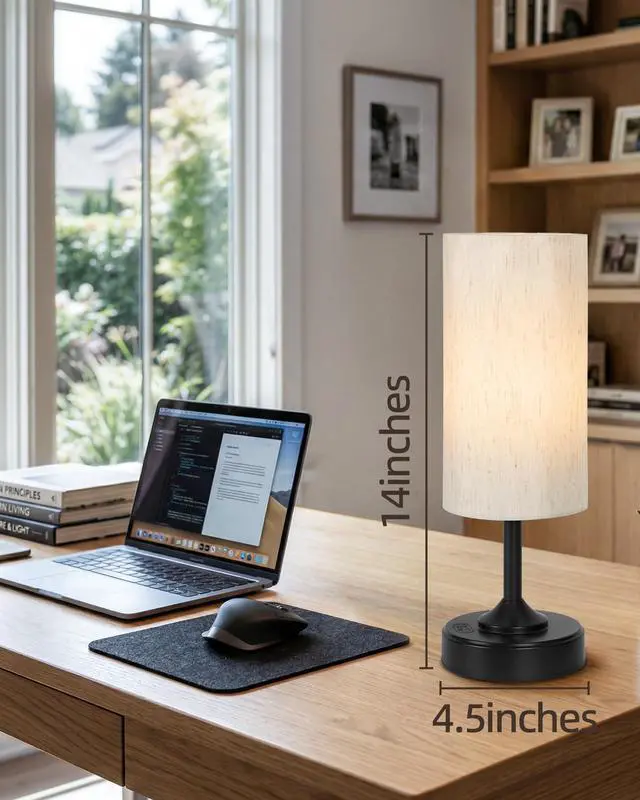 Alt view image 5 of 7 - Cordless Table Lamp, Ambient Light, Dimmable, Touch, Timer, 2700K, Decor, Portable, LED, Desk Lamp, Bedside, Kitchen Lamp, Wireless, Rechargeable, Battery Operated, for Bedroom, Living Room